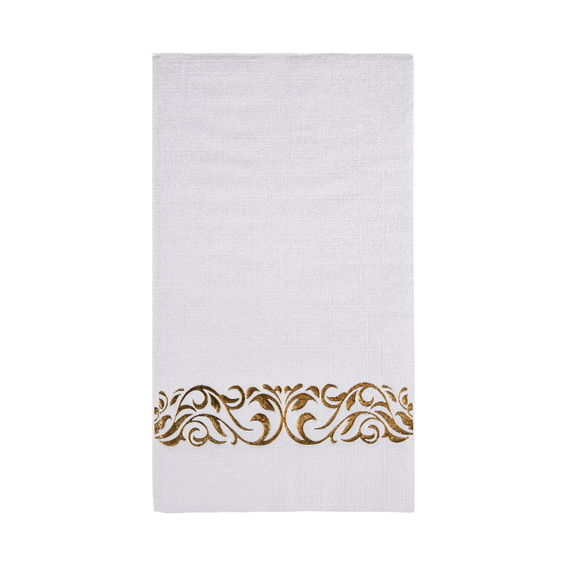 40x33 3ply Virgin Pulp Papp Napkins dengan Gold Stamping SJ3302