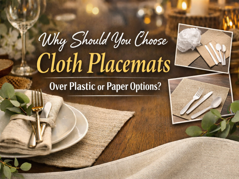 Mengapa Anda Harus Memilih Alas Piring Kain Dibandingkan Pilihan Plastik atau Kertas?